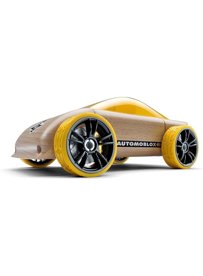 Automoblox C9 Sportscar – Modular Wooden Toy Car | STEM Construction Toy for Kids | Ages 3+ - Image 1
